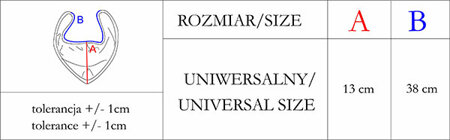 Chustka apaszka niemowlęca dla dziewczynki Nicol Rosy 