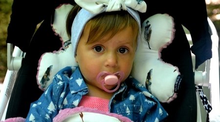 Poduszka Motylek - Grey Pure  Lanila wyprawka dla niemowląt 