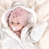Czapka niemowlęca bawełniana dla dziewczynki Nicol Oli 